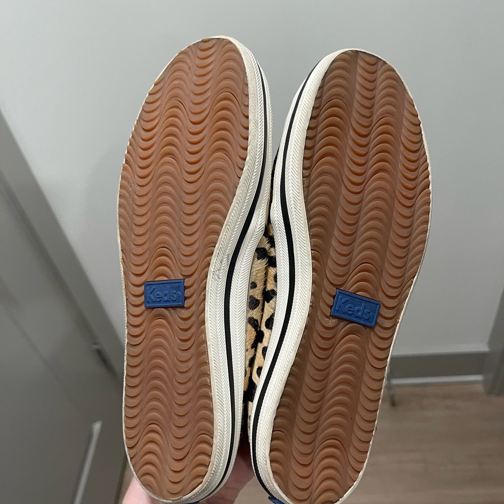 Kate Spade x Keds Leopard Print Slip-On Sneakers - Picture 8 of 8